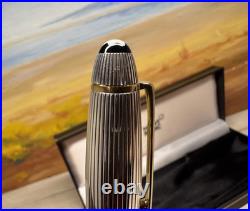 MONTBLANC Meisterstück Solitaire Sterling Silver 925 LeGrand 162 Rollerball Pen