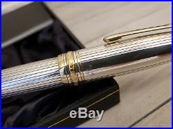 MONTBLANC Meisterstuck Solitaire Sterling Silver LeGrand 146 Size Fountain Pen