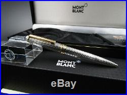 MONTBLANC Mozart BALLPOINT Pen Meisterstuck 116S SOLITAIRE With SOLID Silver 925