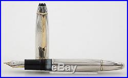 MONTBLANC Solitaire 146 Le Grand Silber 925 fountain pen nib F sterling silver
