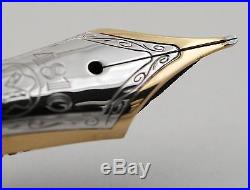 MONTBLANC Solitaire 146 Le Grand Silber 925 fountain pen nib F sterling silver