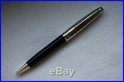 MONTBLANC Solitaire Doue STERLING SILVER 925 Silver Barley Ballpoint Pen 105223