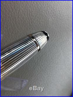 MONTBLANC Solitaire Doue Sterling Silver 925 18K Nib LeGrand Fountain Pen, OB