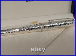 MONTBLANC Solitaire Martele Sterling Silver 925 Midsize Ballpoint Pen 115099