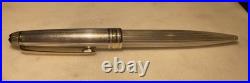MONTBLANC Vintage Classic Ballpoint Pen Meisterstück. 925 Sterling Silver