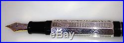 MONTBLANC Writers Editions Marcel Proust FOUNTAIN Pen 1999 Sterling Silver925