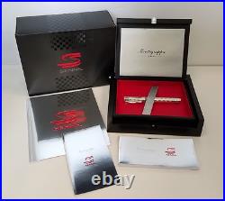 MONTEGRAPPA Ayrton Senna Sterling Silver Rollerball Limited Edition Pen