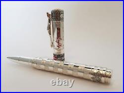 MONTEGRAPPA Ayrton Senna Sterling Silver Rollerball Limited Edition Pen