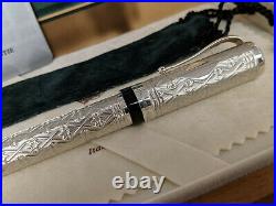 MONTEGRAPPA Cosmopolitan Arabian Sterling Silver Limited Edition Fountain Pen