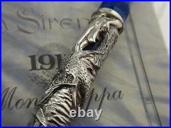 MONTEGRAPPA La Sirena (Mermaid) 925 Sterling Silver Fountain pen #944/2000 1998