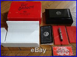 MONTEGRAPPA THE DRAGON 925 SILVER by F. MONT LIMITED EDITION FOUNTAIN PEN 1489 B