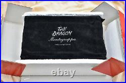MONTEGRAPPA The Dragon 925 Silver by F. Mont Limited Edition Fountain Pen EF Nib