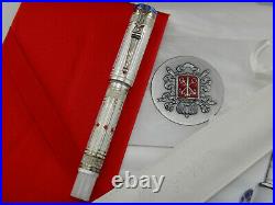MONTEGRAPPA White Nights Limited Edition Fountain pen #522 M 925 Sterling Silver