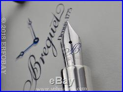 MONTEGRAPPA for BREGUET 925 Sterling Silver Limited Edition #415 Fountain Pen F