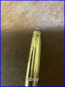 MONT BLANC & Tiffany & Co. W Name Sterling Silver Ballpoint Pen SV925 YI03
