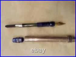 Marlen Chagall Sterling Silver Fountain Pen With 18kt Gold Med Nib