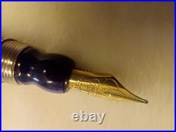 Marlen Chagall Sterling Silver Fountain Pen With 18kt Gold Med Nib
