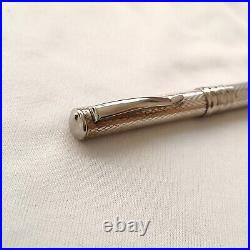 Marlen Sterling Silver 925 Ballpoint Pen, Barleycorn Pattern