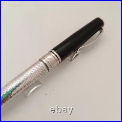 Marlen sterling silver 925 Green Cap Ballpoint Pen