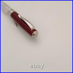 Marlen sterling silver 925 Maroon Cap Ballpoint Pen