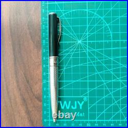 Marlen sterling silver with Green Lacquerd Cap Ballpoint Pen Made in italy