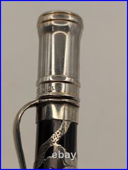 Michael Fultz Oak Leaves and Acorns Sterling Silver Ball Point Pen