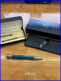 Michel Perchin Blue Rhodium Limited Edition Ballpoint Pen 164/888