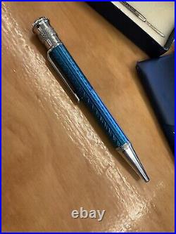 Michel Perchin Blue Rhodium Limited Edition Ballpoint Pen 164/888
