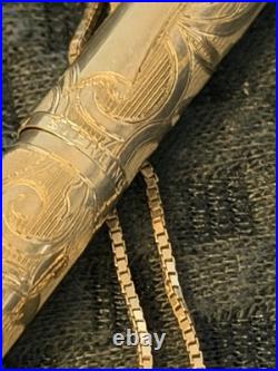 Mint In Box Sterling Fisher Space Pen With Chain