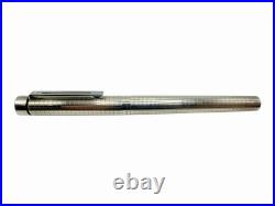 Mint SHEAFFER TARGA 1006 STERLING SILVER Fountain Ballpoint Pen Set- 14k F Nib