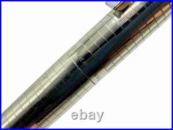 Mint SHEAFFER TARGA 1006 STERLING SILVER Fountain Ballpoint Pen Set- 14k F Nib