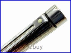 Mint SHEAFFER TARGA 1006 STERLING SILVER Fountain Ballpoint Pen Set- 14k F Nib