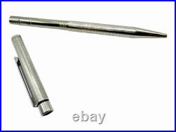 Mint SHEAFFER TARGA 1006 STERLING SILVER Fountain Ballpoint Pen Set- 14k F Nib