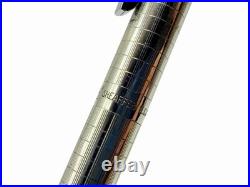 Mint SHEAFFER TARGA 1006 STERLING SILVER Fountain Ballpoint Pen Set- 14k F Nib