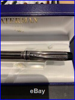 Mint Waterman Man 100 Sterling Silver Rollerball Pen