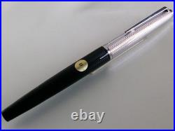 Montblanc 126 Fountain Pen 18K EF Nib Sterling Silver Cap