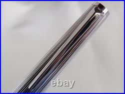 Montblanc 126 Fountain Pen 18K EF Nib Sterling Silver Cap