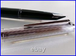 Montblanc 126 Fountain Pen 18K EF Nib Sterling Silver Cap Montblanc 126 Fountain Pen 18K EF Nib Sterling Silver Cap