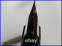 Montblanc 126 Fountain Pen 18K EF Nib Sterling Silver Cap