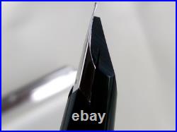 Montblanc 126 Fountain Pen 18K EF Nib Sterling Silver Cap