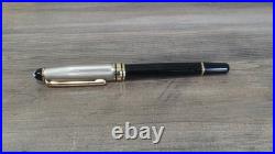 Montblanc 144 Doue Meisterstuck Fountain Pen Sterling Silver Cap