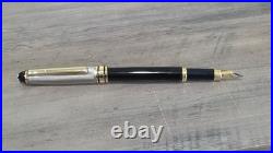 Montblanc 144 Doue Meisterstuck Fountain Pen Sterling Silver Cap