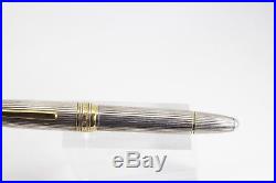 Montblanc 146 LeGrand Sterling Silver Fountain Pen 14K Med nib FOR TLC