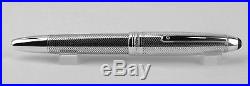 Montblanc 146 Legrand Sterling Silver Barley Diamond Fountain Pen- F Gold 104556