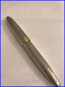 Montblanc 146 Sterling silver barley corn, 18K gold nib, fountain pen