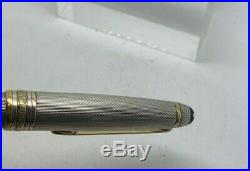 Montblanc 164 164SB Classique STERLING SILVER BARLEY Ballpoint Pen Excellent