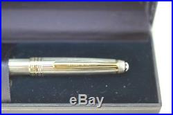 Montblanc 164 164SP For Tiffany & Co Sterling Silver Pinstriped Ballpoint PEN