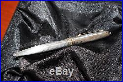 Montblanc 164 164SP Sterling Silver Classique Solitaire Ballpoint Pen MINT