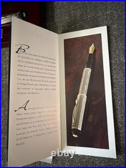 Montblanc 1992 Sterling Silver Lorenzo De Medici LE Fountain Pen 0608/4810