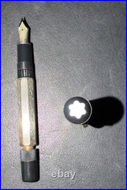 Montblanc 1992 Sterling Silver Lorenzo De Medici LE Fountain Pen 0608/4810